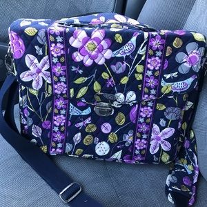 Vera Bradley laptop messenger briefcase bag